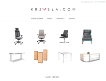 Tablet Screenshot of krzesla.com